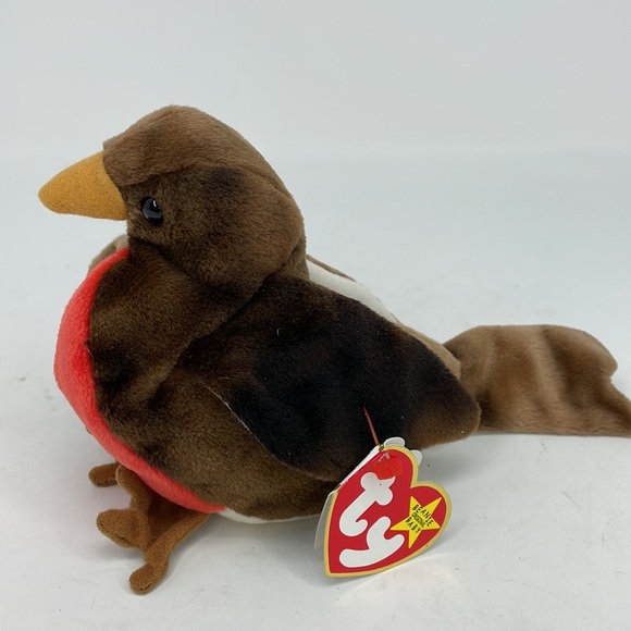 Vintage 1997 Early the Robin Ty Beanie Baby Date of Birth March 20, 1997 - Picture 2 of 9